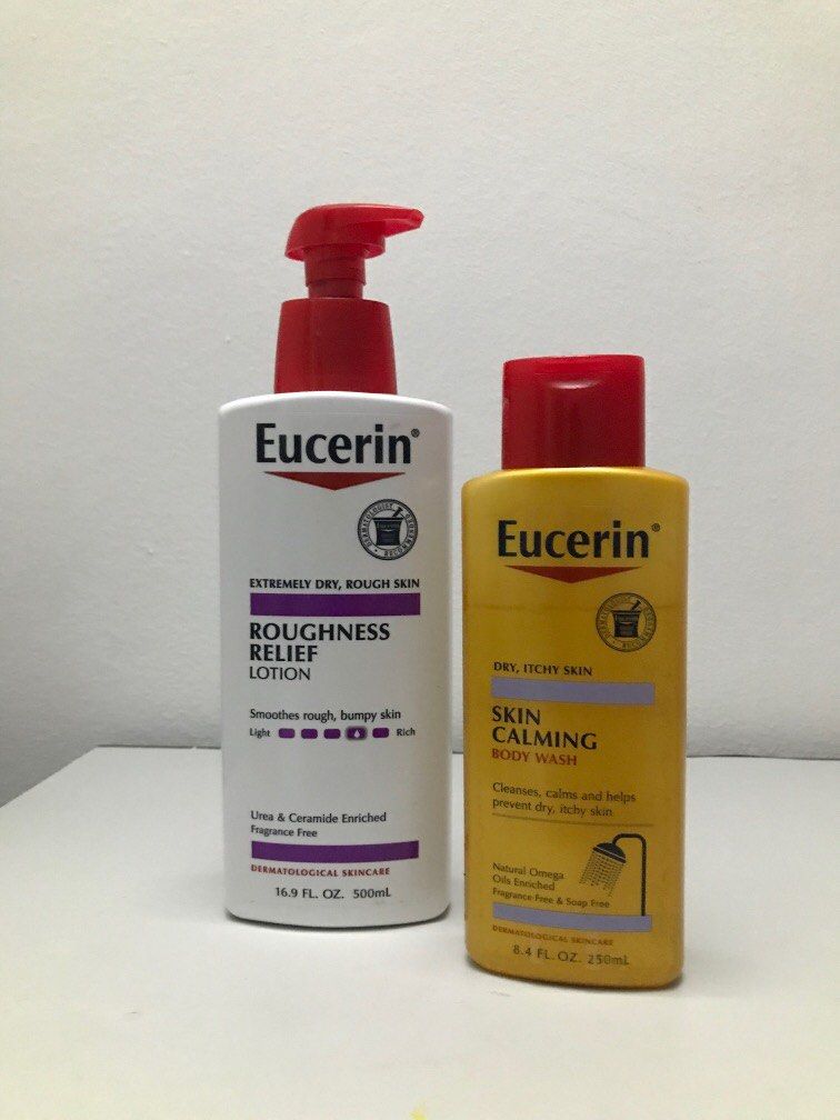 Eucerin, body wash and lotion, Beauty & Personal Care, Bath & Body