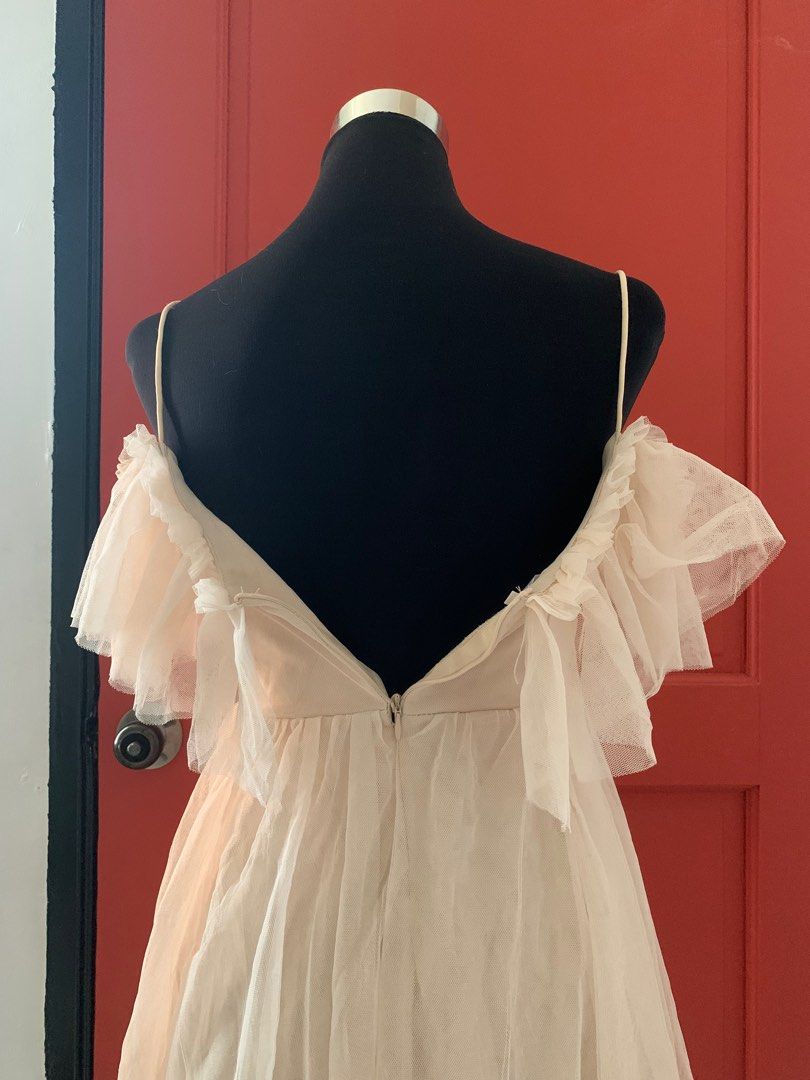 Fairycore Tulle Hem Dress