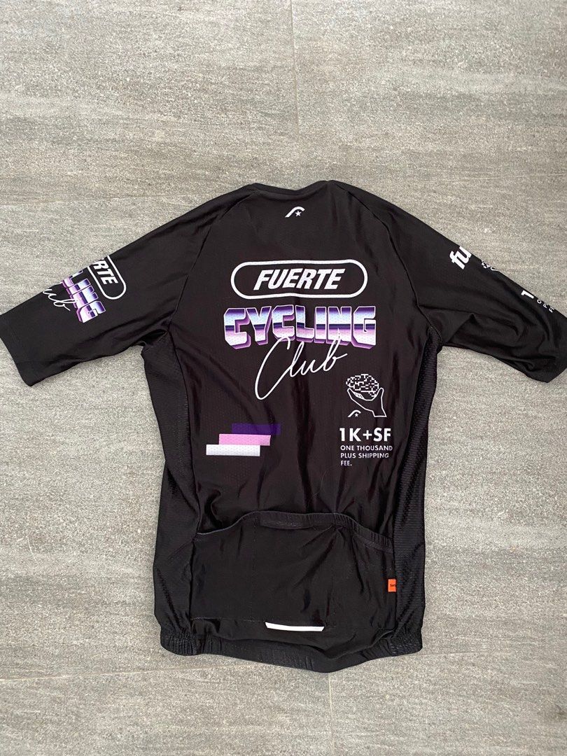 Fuerte Cycling Jersey XXS (Category: Activewear) located in Quezon City. Submitted by hahaloserr (Listing ID 1216291190, Image 2). Description: BRAND NEW NEVER USED.