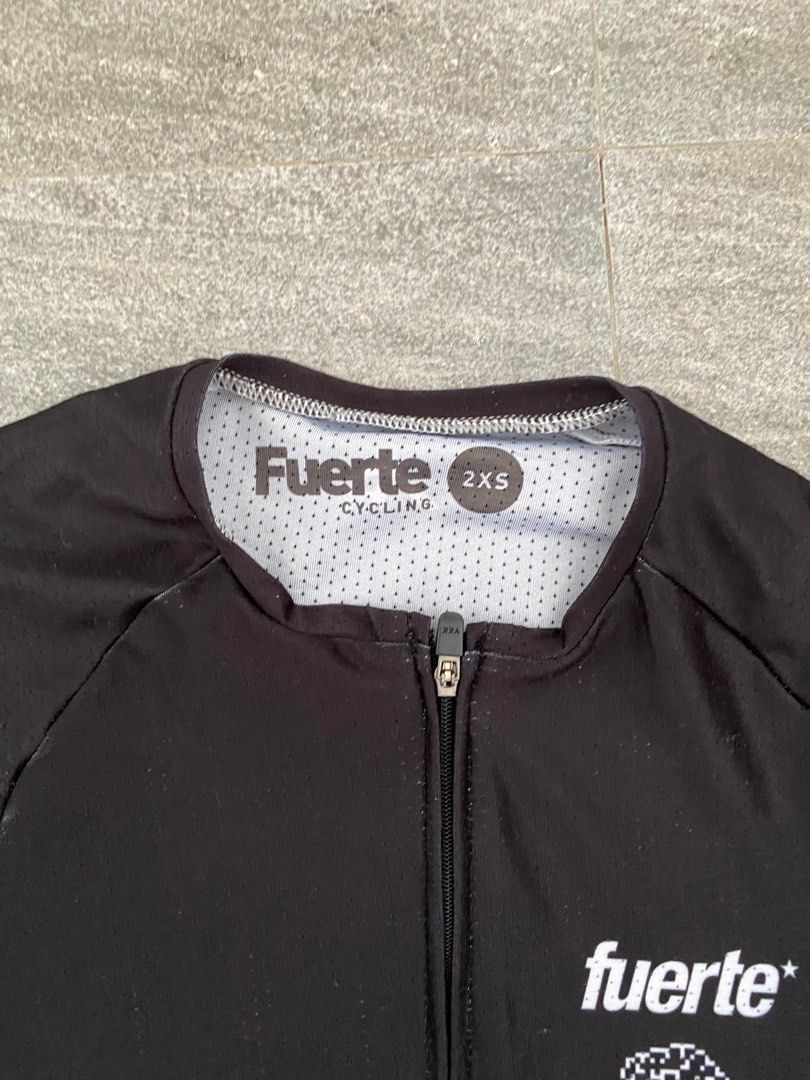 Fuerte Cycling Jersey XXS (Category: Activewear) located in Quezon City. Submitted by hahaloserr (Listing ID 1216291190, Image 3). Description: BRAND NEW NEVER USED.