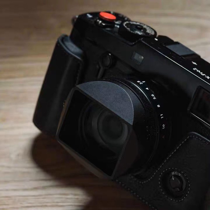 Fujifilm XF 27mm F2.8 R WR mk2 square hood, Photography, Cameras on Carousell