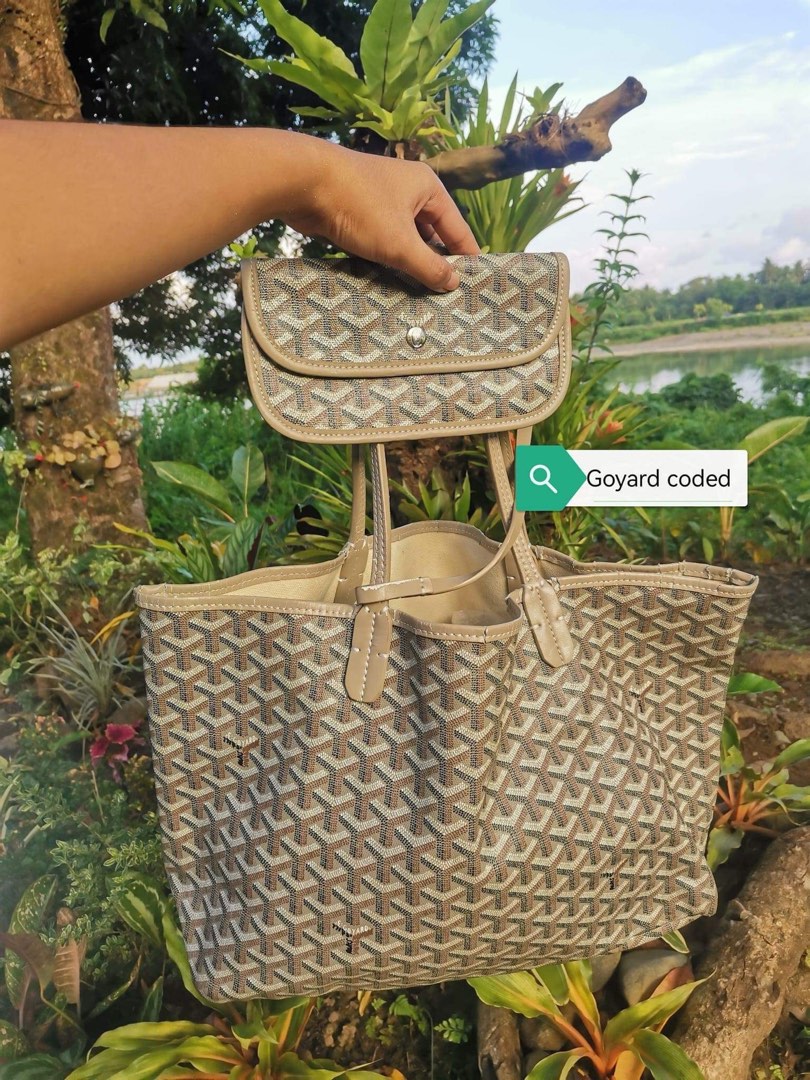 Goyard khaki tote hot sale