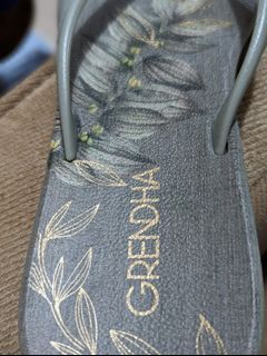 Grendha Muted / Powder Green Thong Sandals