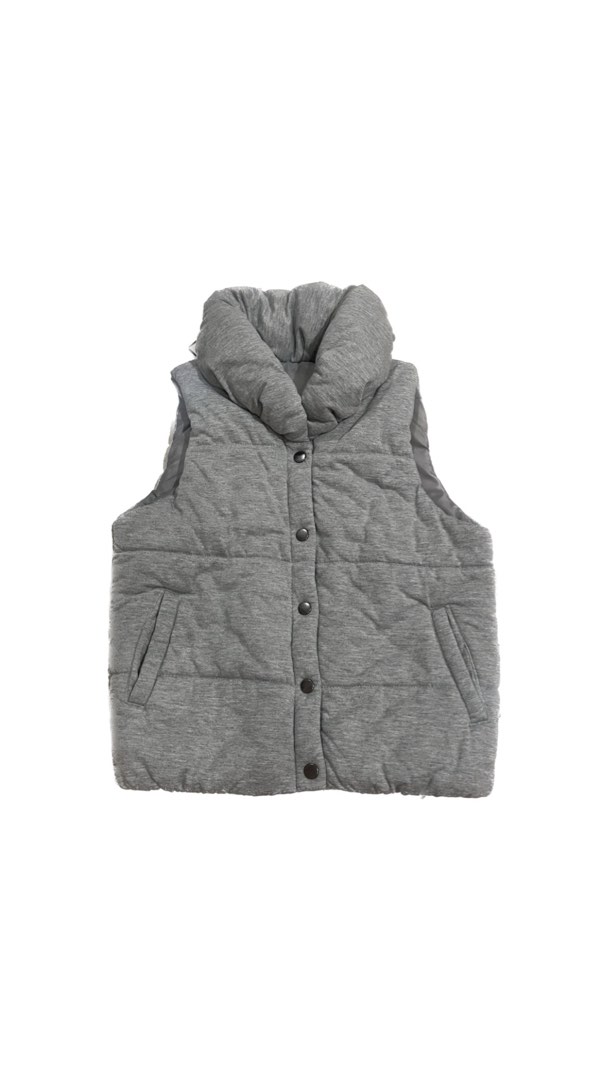grey puffer vest, Women's Fashion, Coats, Jackets and Outerwear on