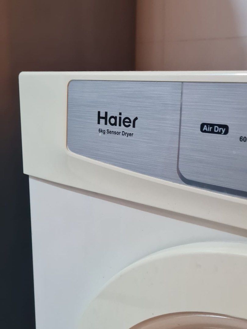 Haier HDYD60 6kg Sensor Dryer, TV & Home Appliances, Washing Machines