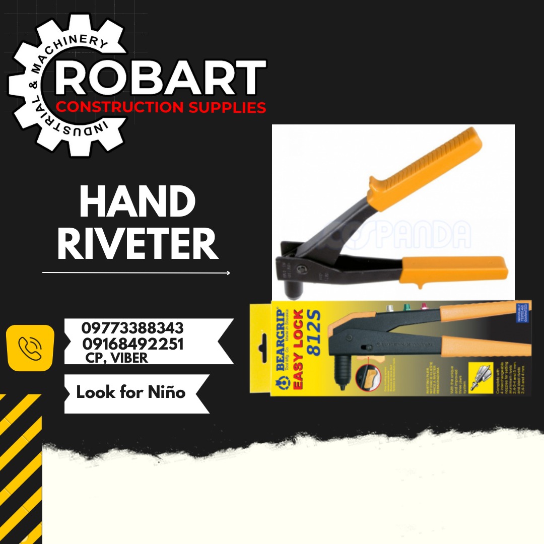 HAND RIVETER, Commercial & Industrial, Construction Tools & Equipment ...
