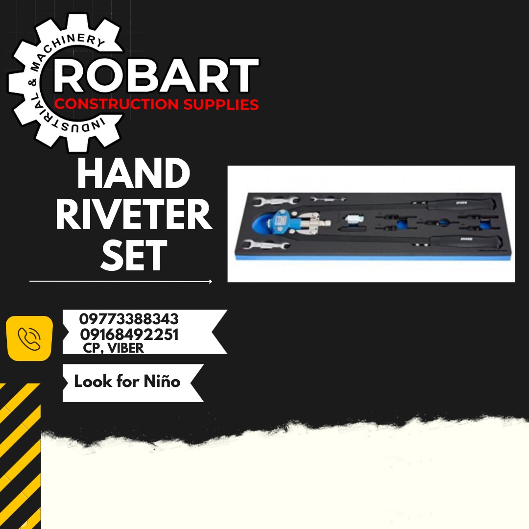 HAND RIVETER SET, Commercial & Industrial, Construction Tools ...