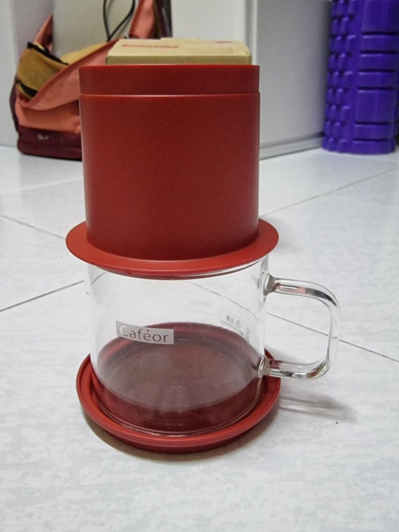 Hario One Cup Cafeor for paperless pour over/V60 with metal mesh, TV