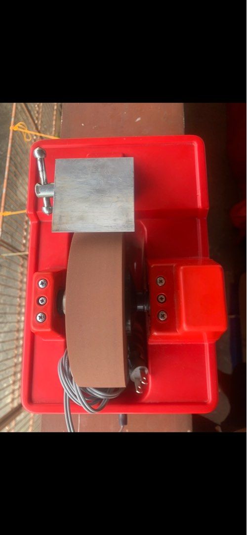 Heavy duty whetstone knife sharpener with forward and reverse motor (Category: Knives & Chopping Boards) located in Batangas. Submitted by turbodog (Listing ID 1216322219, Image 3). Description: In great condition.::actual picture 110v made in Denmark…serious buyer only…7500 or best offer.