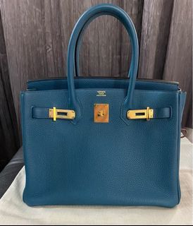 🆕 AUTHENTIC HERMES BIRKIN 30 BLUE PARADISE, Women's Fashion, Bags &  Wallets, Purses & Pouches on Carousell