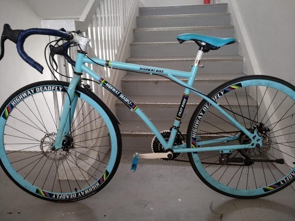 highway deadfly road bike bicycle with disc brakes