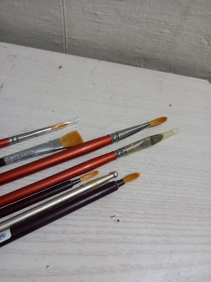 Holbein paint brushes on Carousell