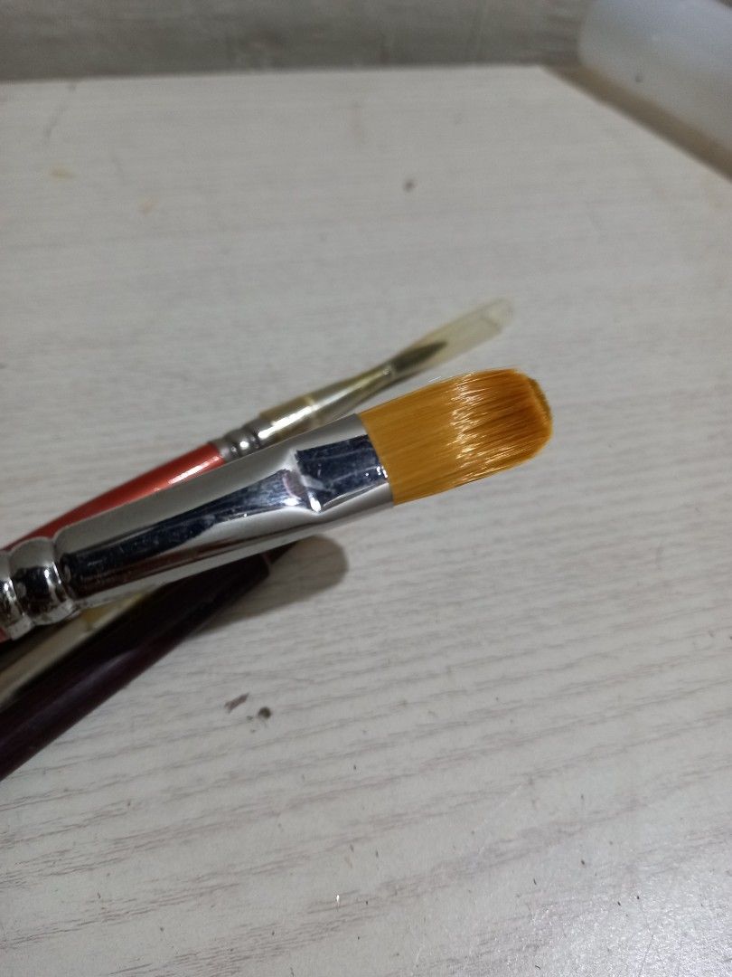 Holbein paint brushes on Carousell