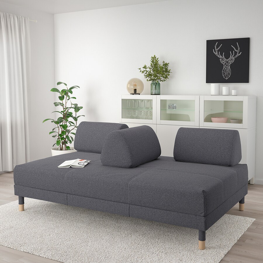 IKEA FLOTTEBO Sofabed, Gunnared medium grey,, Furniture & Home