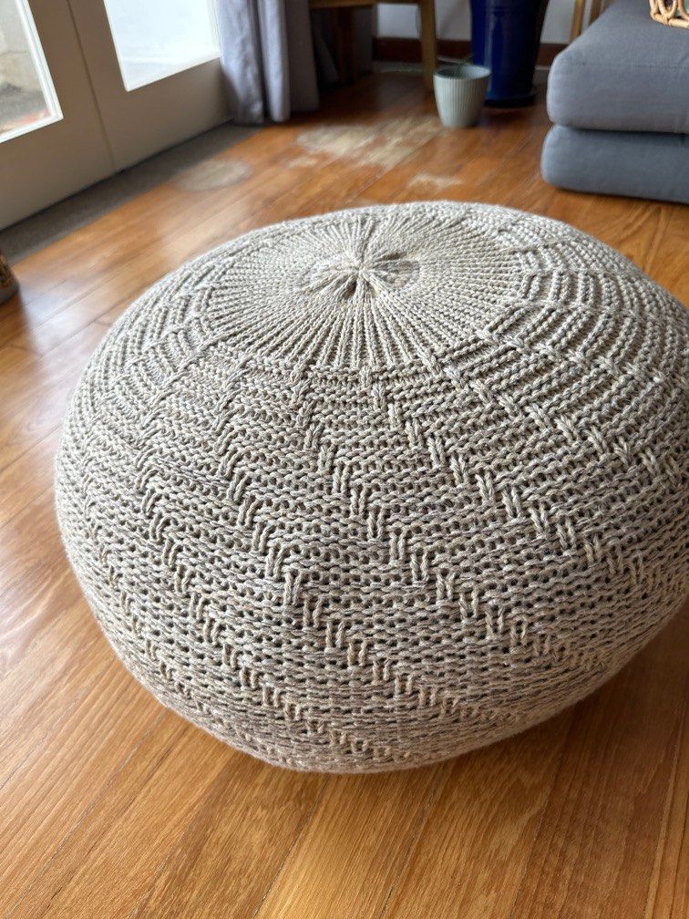 IKEA bean bag pouf Balinese style, Furniture & Home Living, Furniture