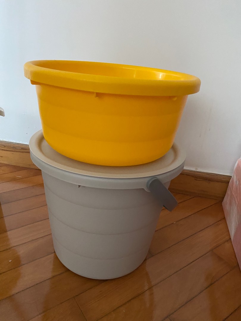 PEPPRIG 3-piece bucket set with lid - IKEA