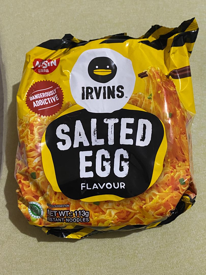 Irvins Salted Egg Noodles On Carousell