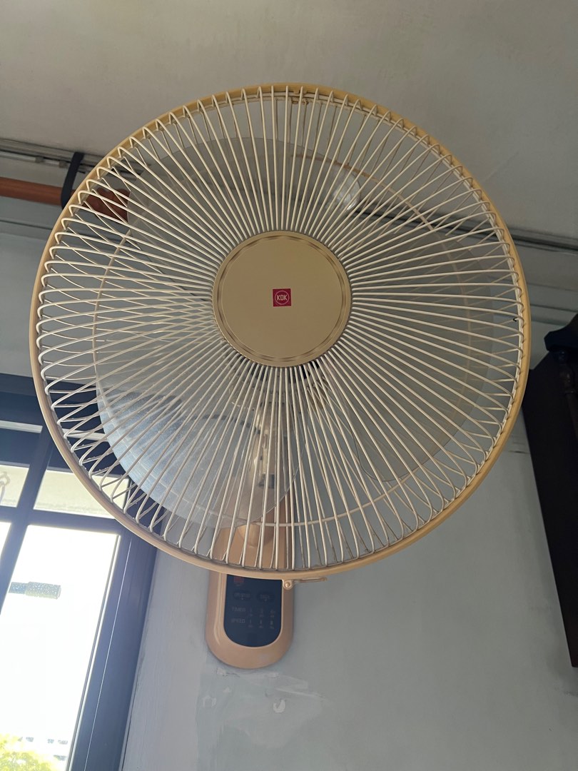 KDK Wall Fan with remote control, TV & Home Appliances, Other Home