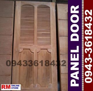 Kiln Dried Solid Panel Door with Louver | RM Online Store