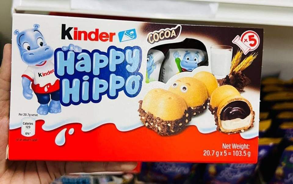 Kinder Happy Hippo, Food & Drinks, Local Eats on Carousell