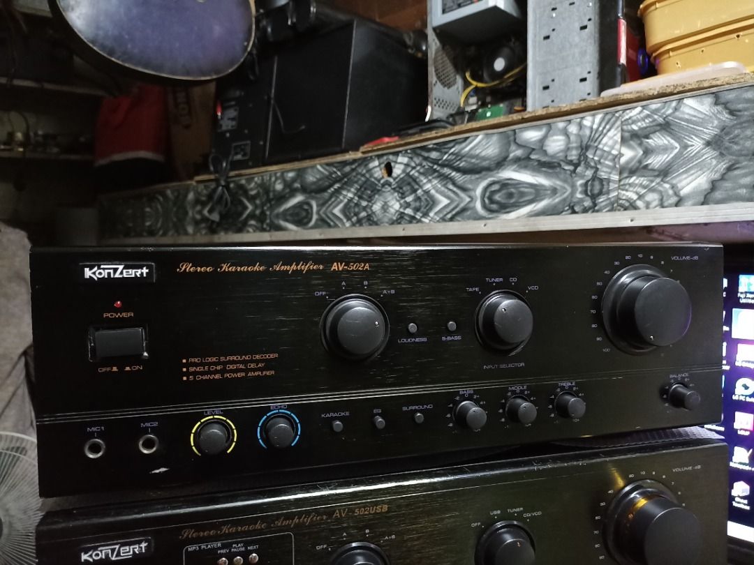 Konzert 502a amplifier 500 watts + 500 watts, Audio, Soundbars