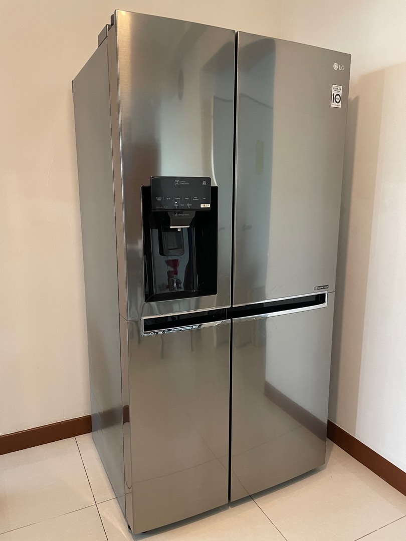 LG Side by Side Fridge 601L, TV & Home Appliances, Kitchen Appliances
