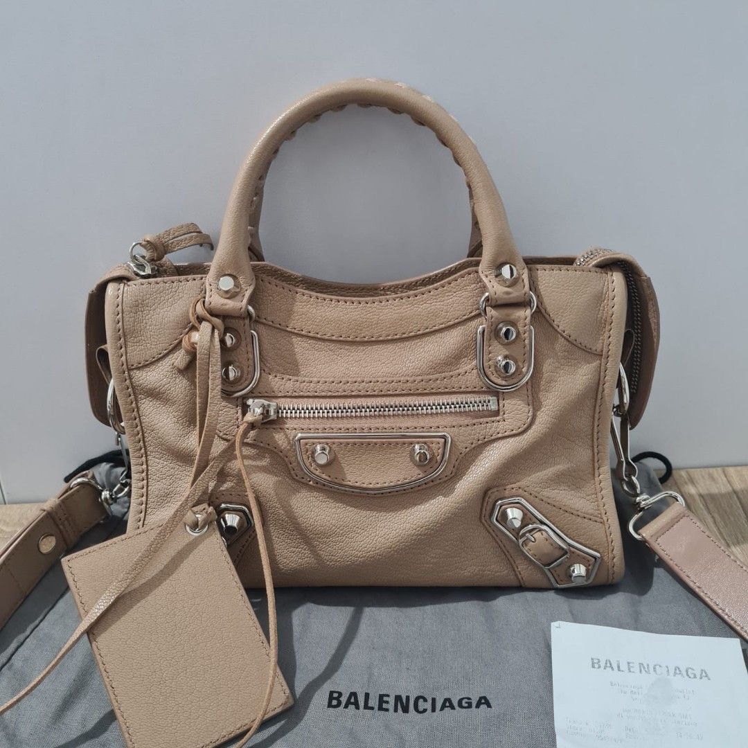 Balenciaga mini city sales rose des sables