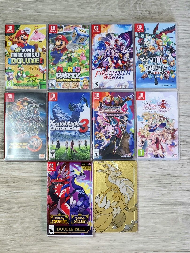 Like New Switch Games, Video Gaming, Video Games, Nintendo on Carousell