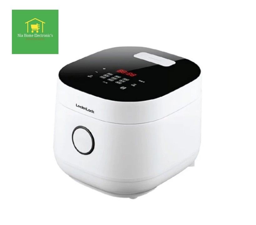 Lock n Lock EJR846WHT LocknLock Rice Cooker Low Sugar 3 Liter White, Kitchen & Appliances di