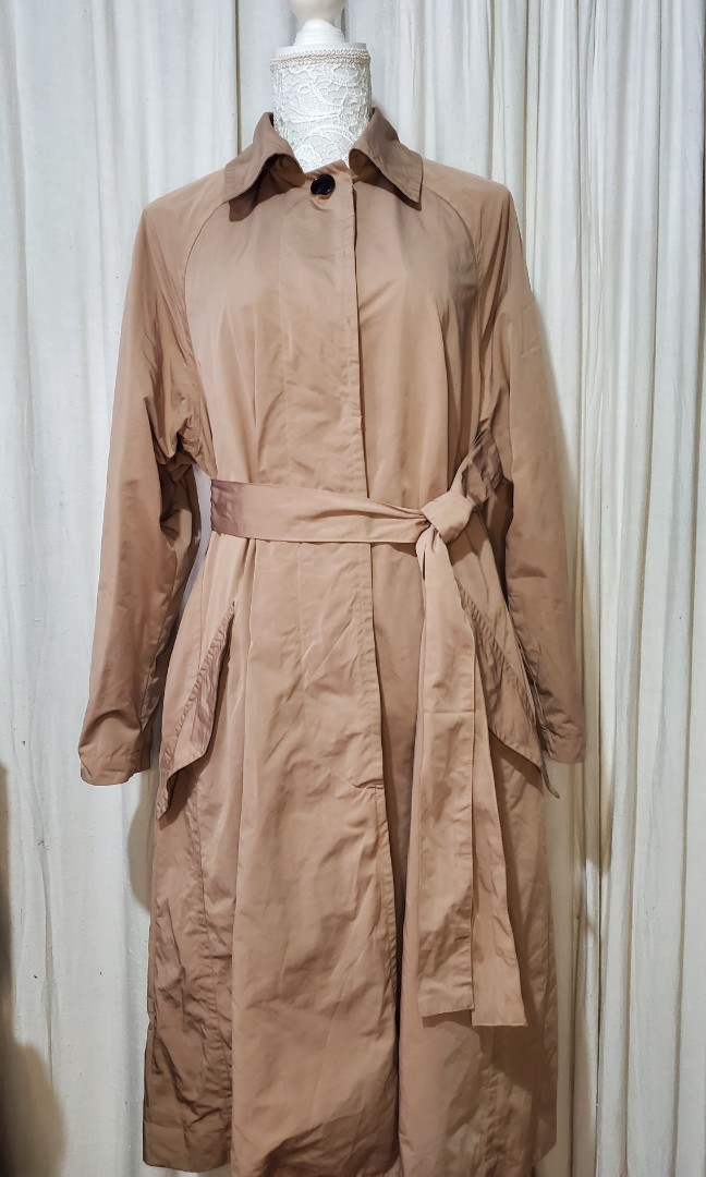 Long Brown Trench, Women's Fashion, Coats, Jackets and Outerwear on
