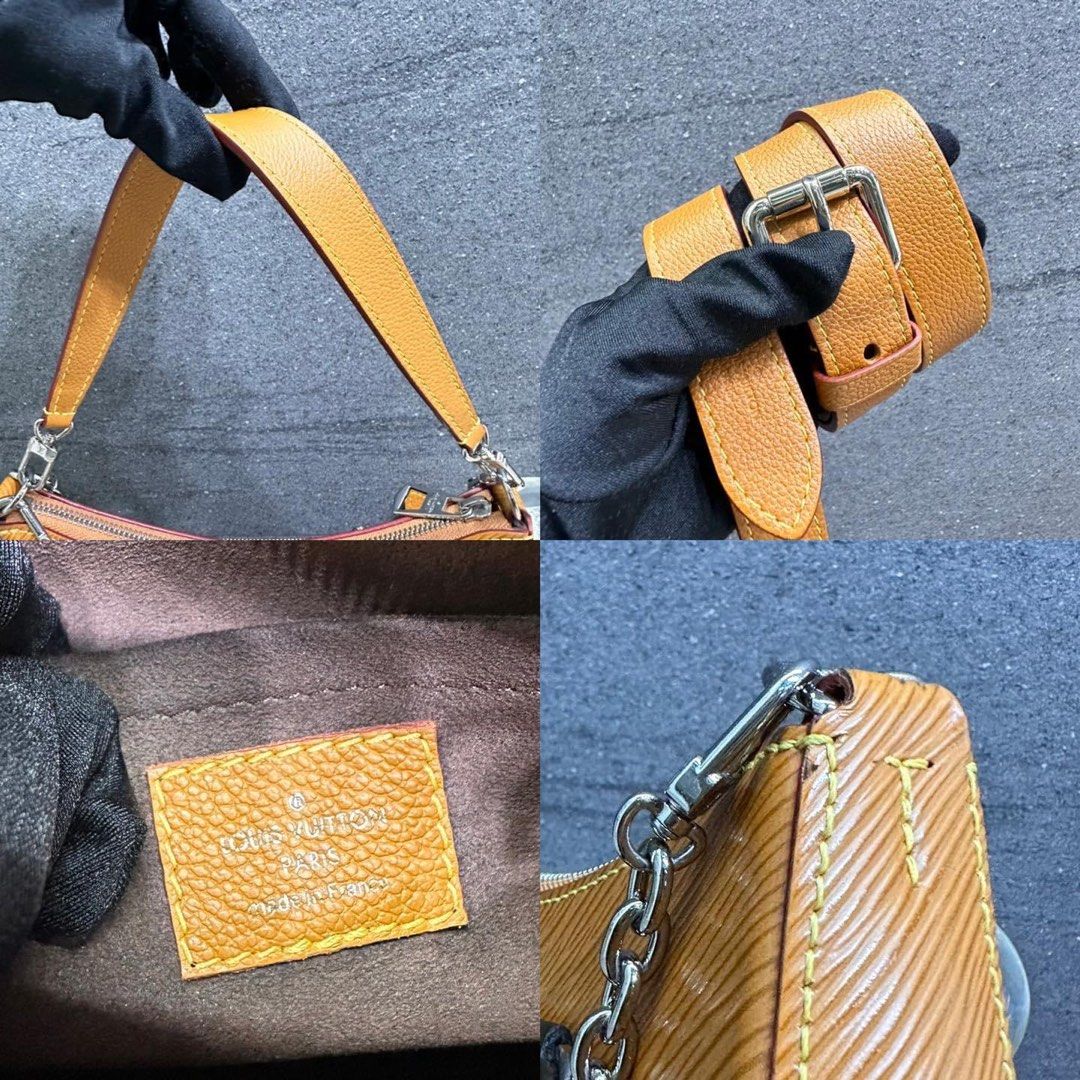 LOUIS VUITTON Epi Marelle Bag Crossbody M80794 Gold Miel Shoulder Purse  Auth New