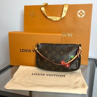 LOUIS VUITTON Monogram Cherry Pochette Accessoires Shoulder Bag – Limited Edition