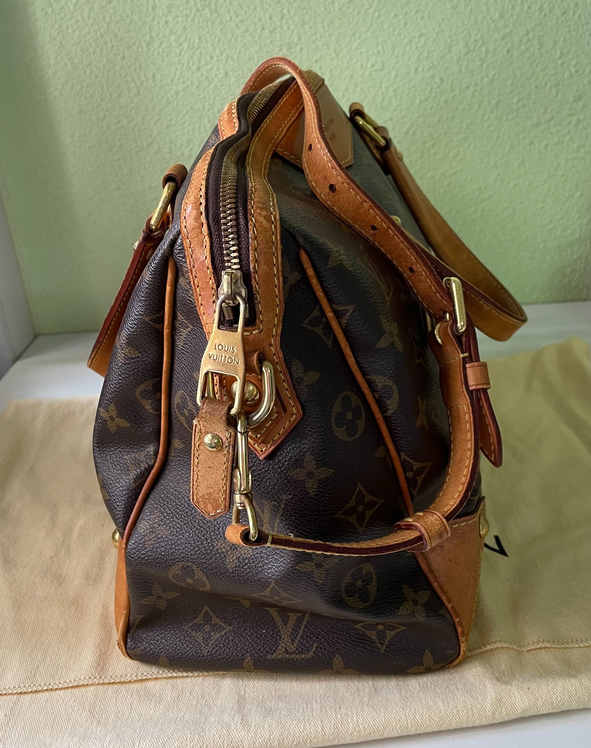 Louis Vuitton Retiro Shoulder Bag Monogram Canvas PM 2Way Carry