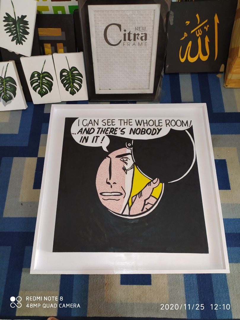 Lukisan Pop Art Roy Lichtenstein Desain And Kerajinan Tangan Karya Seni Di Carousell 5457