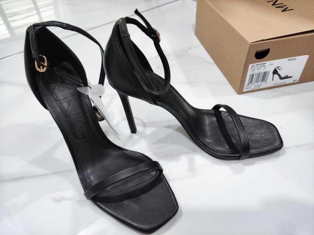 Mango Ankle Cuff Sandals Women s Fashion Footwear Heels on