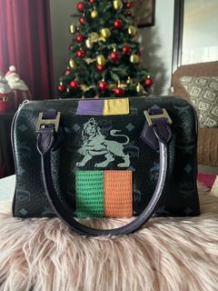 MCM Boston Lion Bag