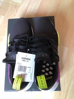 Men Adidas NMD R1 Core Black Shock Purple D96627 Men s Fashion Footwear Casual shoes on Carousell