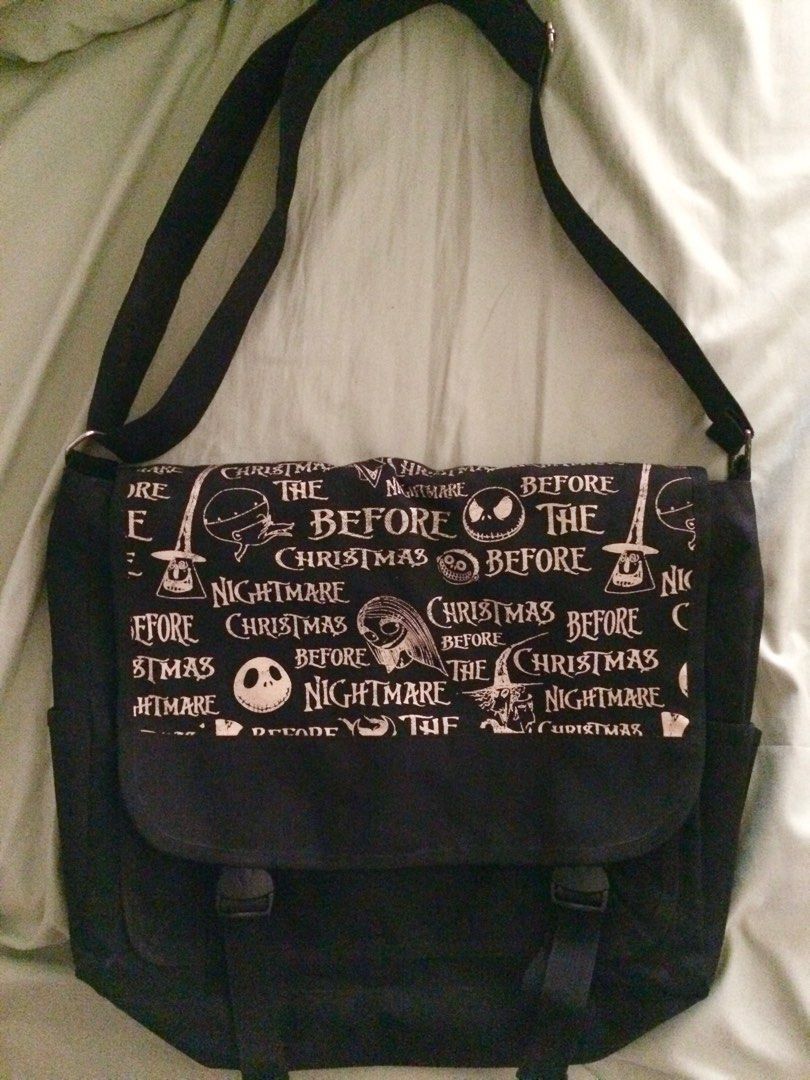 Nightmare before shop christmas messenger bag