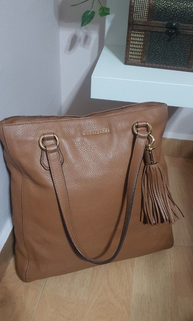Michael kors sale bedford leather tote