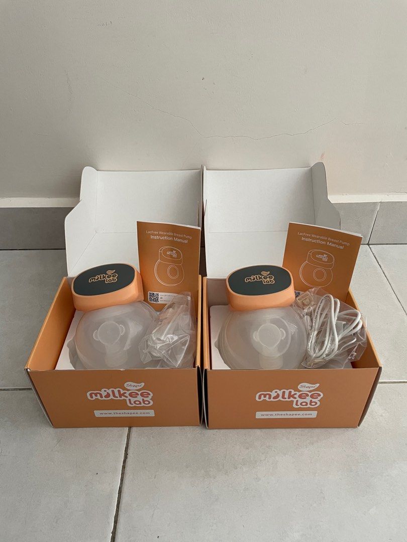 Milkee Lab wearable breastpump (2 set), Babies & Kids, Nursing