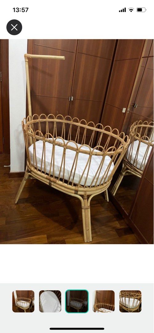 Momiji Rattan Basket, Babies & Kids, Baby Nursery & Kids Furniture
