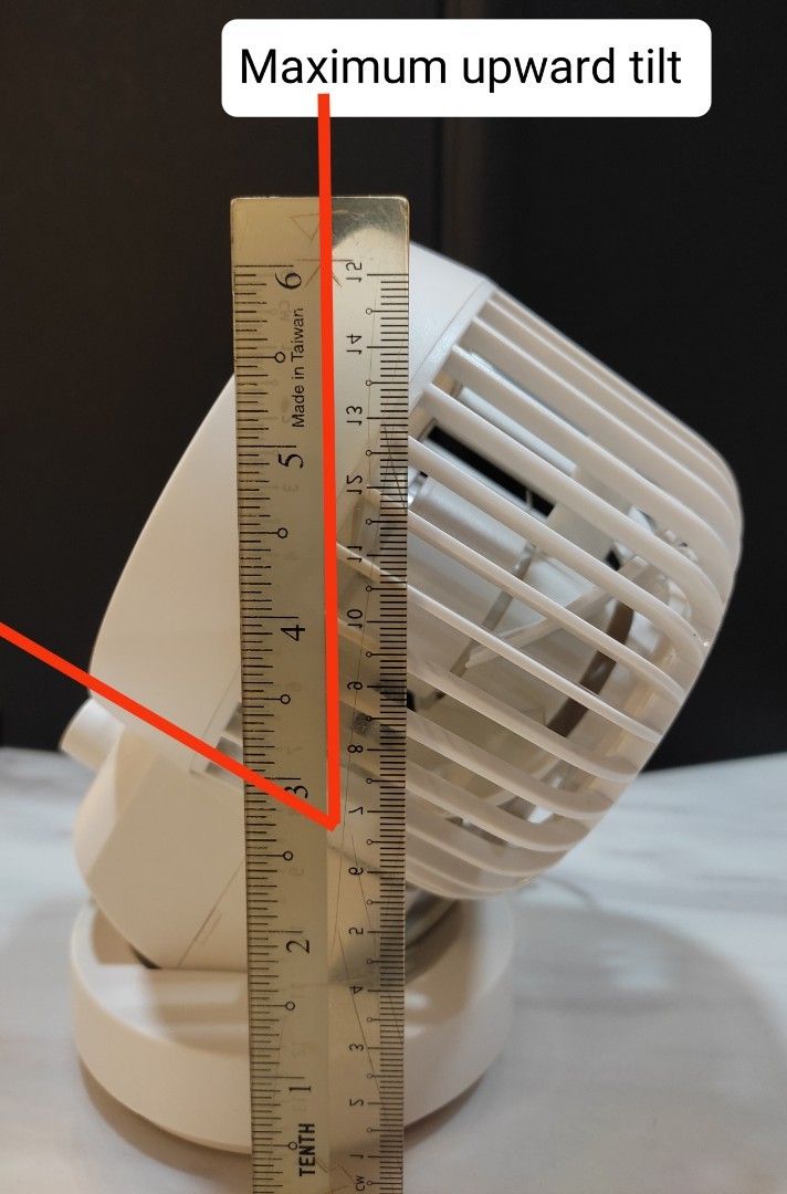 Muji Low Noise USB Desk Fan (Swing Type), Furniture & Home Living