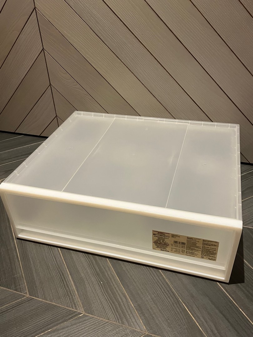 Muji storage box( x2), Furniture & Home Living, Home Improvement