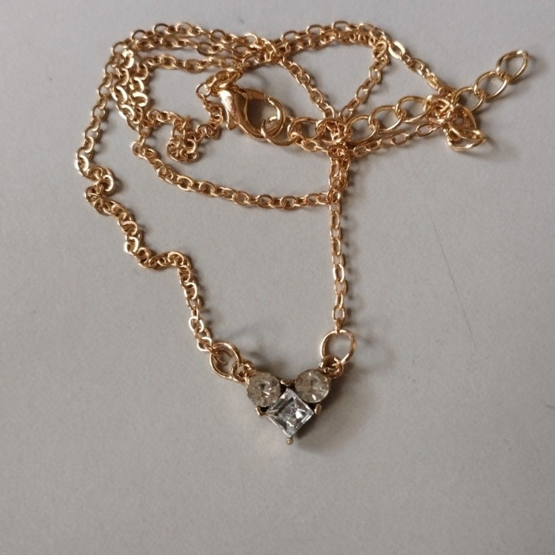 Cute Gold Heart shape Pendant Necklace, Fashion Necklaces