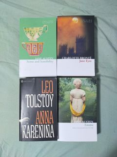 New Classic Books: Charlotte Bronte, Jane Austen and Leo Tolstoy
