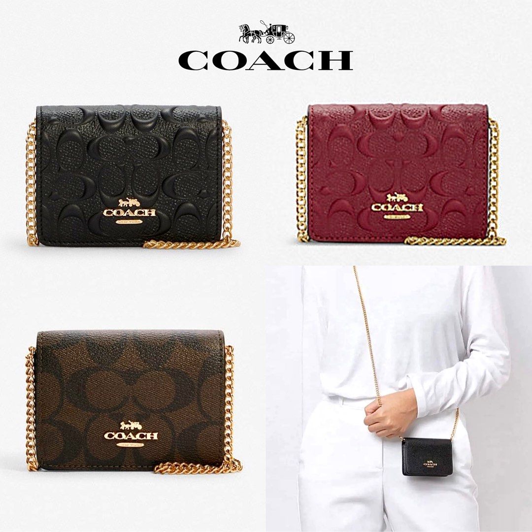 Coach key holder, Luxury, Bags & Wallets on Carousell
