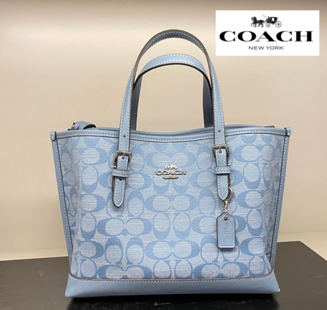 Signature chambray canvas tote deals