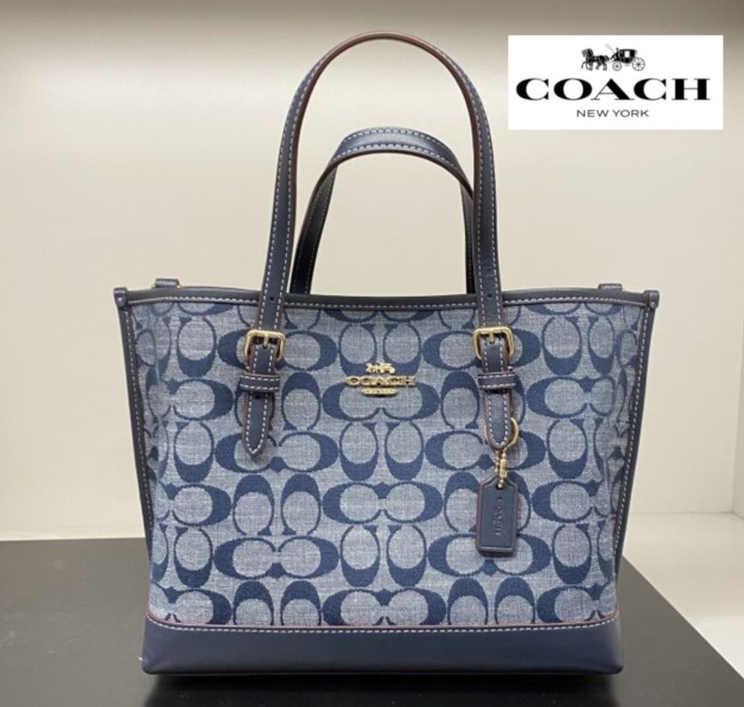 Coach Denim Shoulder/ Slingbag, Luxury, Bags & Wallets on Carousell