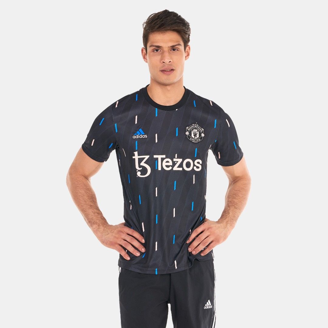 Pre Match Manu Training Kit NEW Manchester United Black Tezos