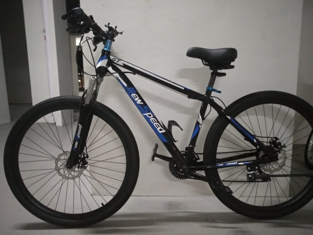 New speed front suspension hardtail mtb mountain bike bicycle, Sports ...